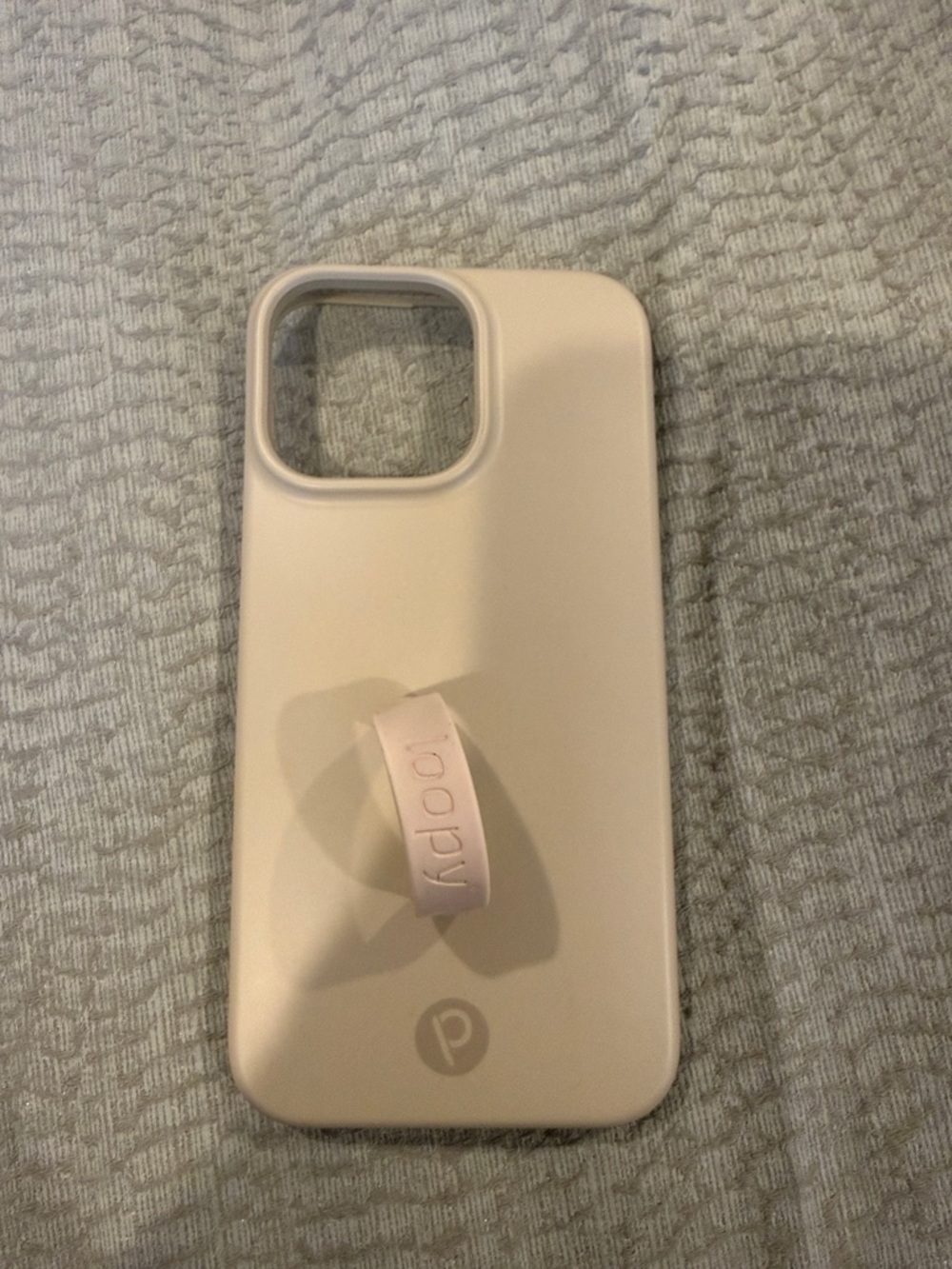 Loopy phone case iPhone 14 Pro Max sandstone